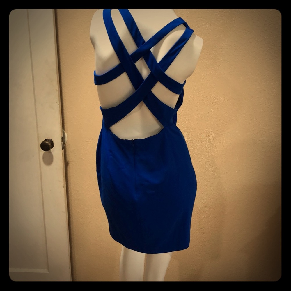 Beautiful blue mini dress